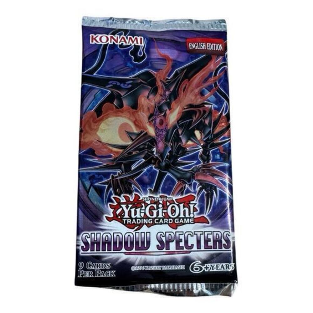 New Yu-Gi-Oh Shadow Specters Trading Card Game Sealed Pack 9 cards